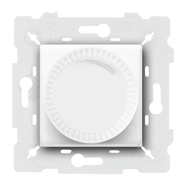  Светорегулятор поворотный 500 Вт Fede Vintage Porcelain Белый (в сборе)